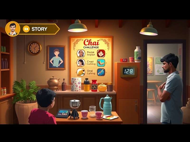 Chai stall gameplay in Chai Pioneer S Challenge